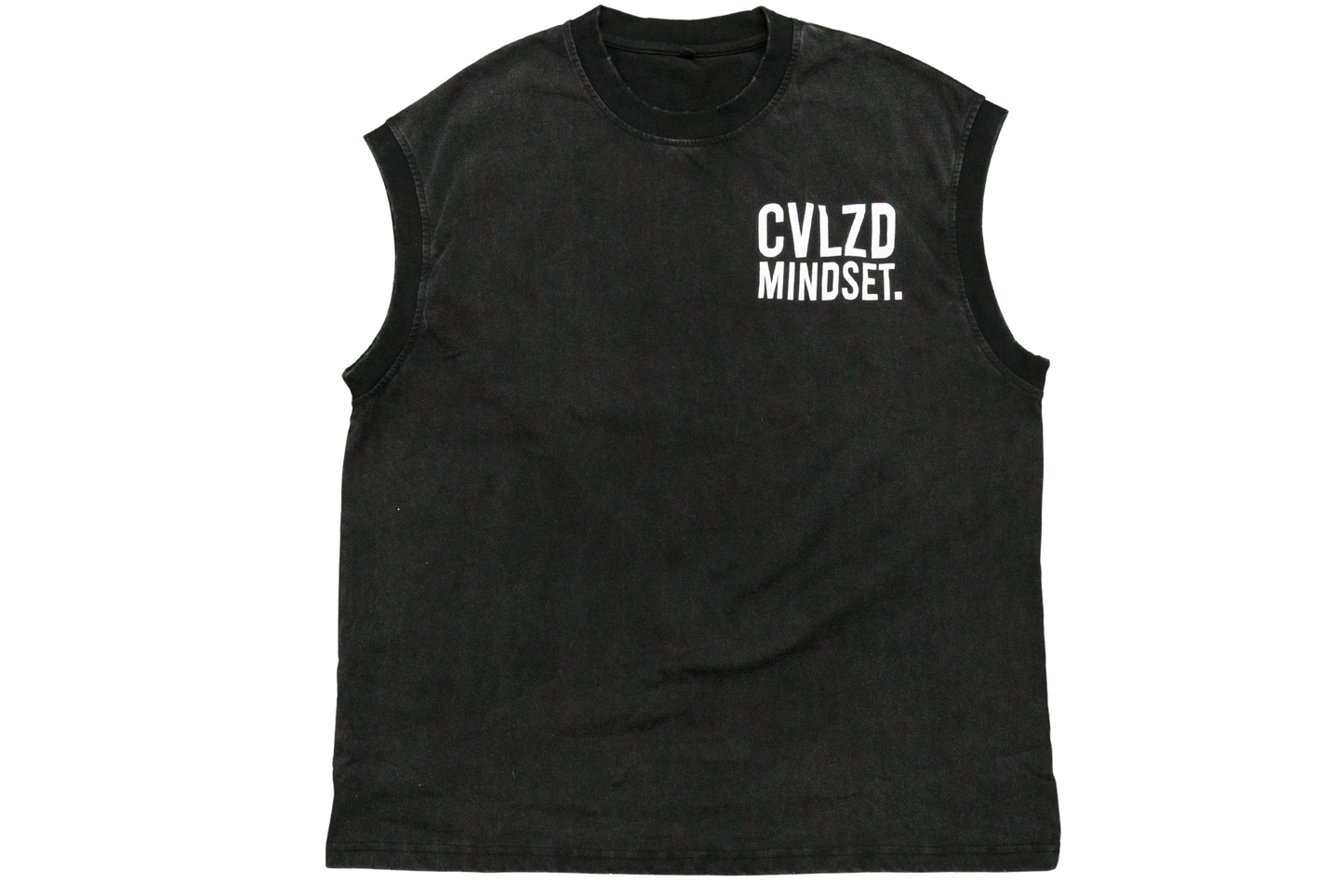Wynwood Mindset Sleeveless – Black White Logo