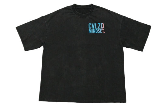 Wynwood Mindset Logo Tee – Black Gradient