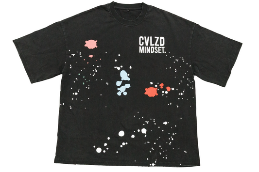 Wynwood Mindset Paint Tee – Black Splatter