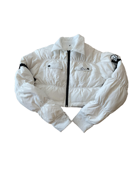 Parachute GATHERED JACKET-white