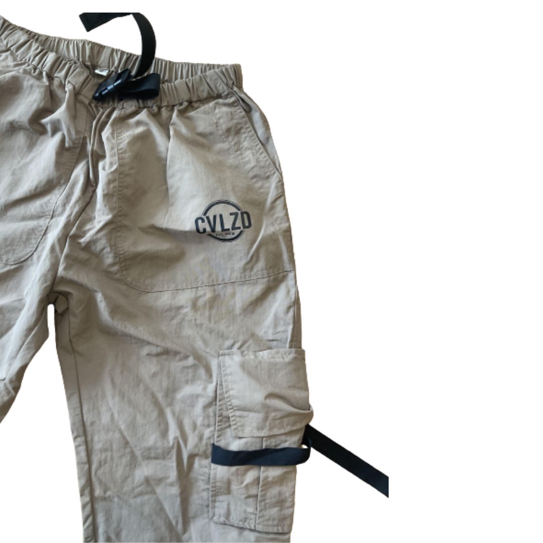 Parachute Cargo Pant Beige - CIVILIZED NATIONS