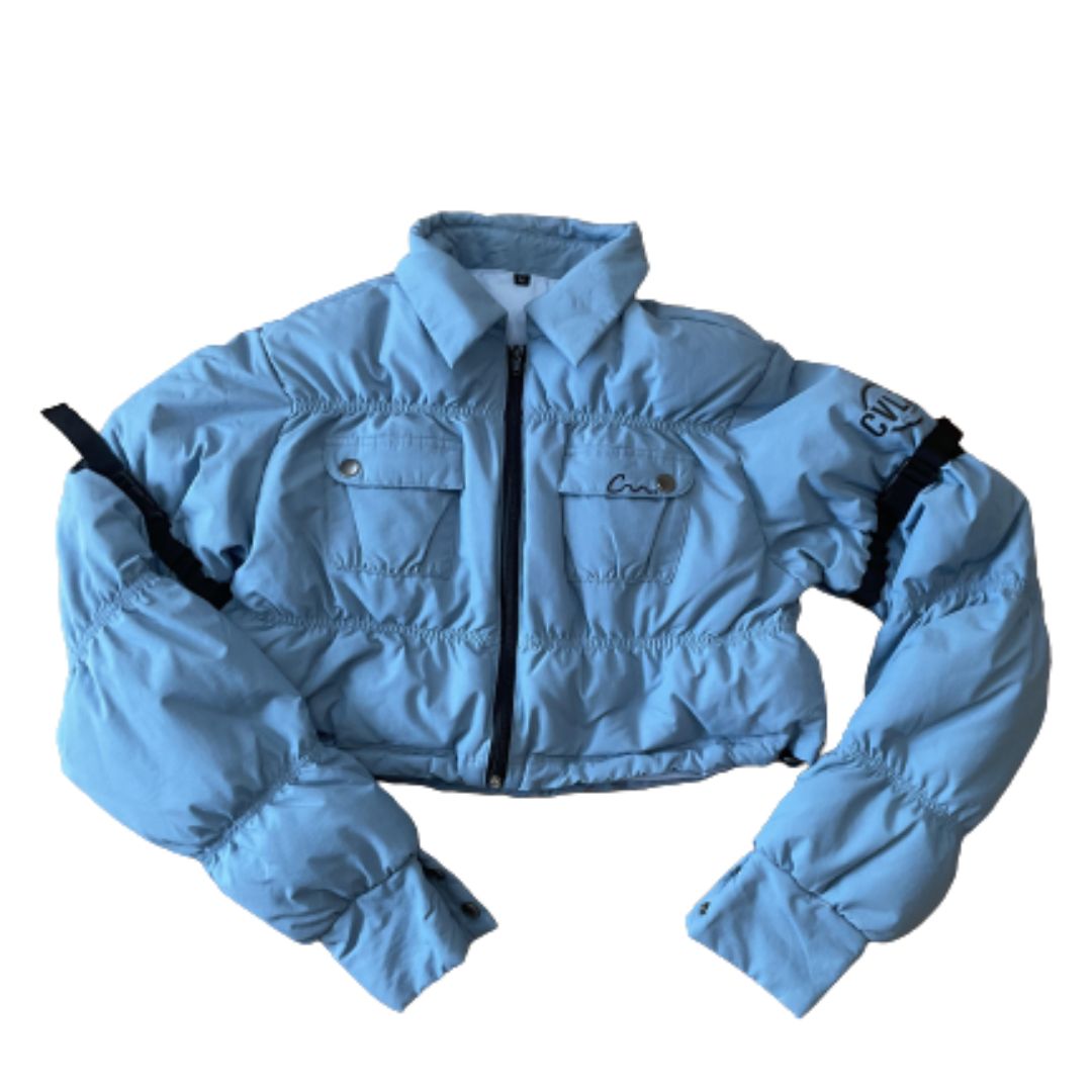 Parachute GATHERED JACKET-blue