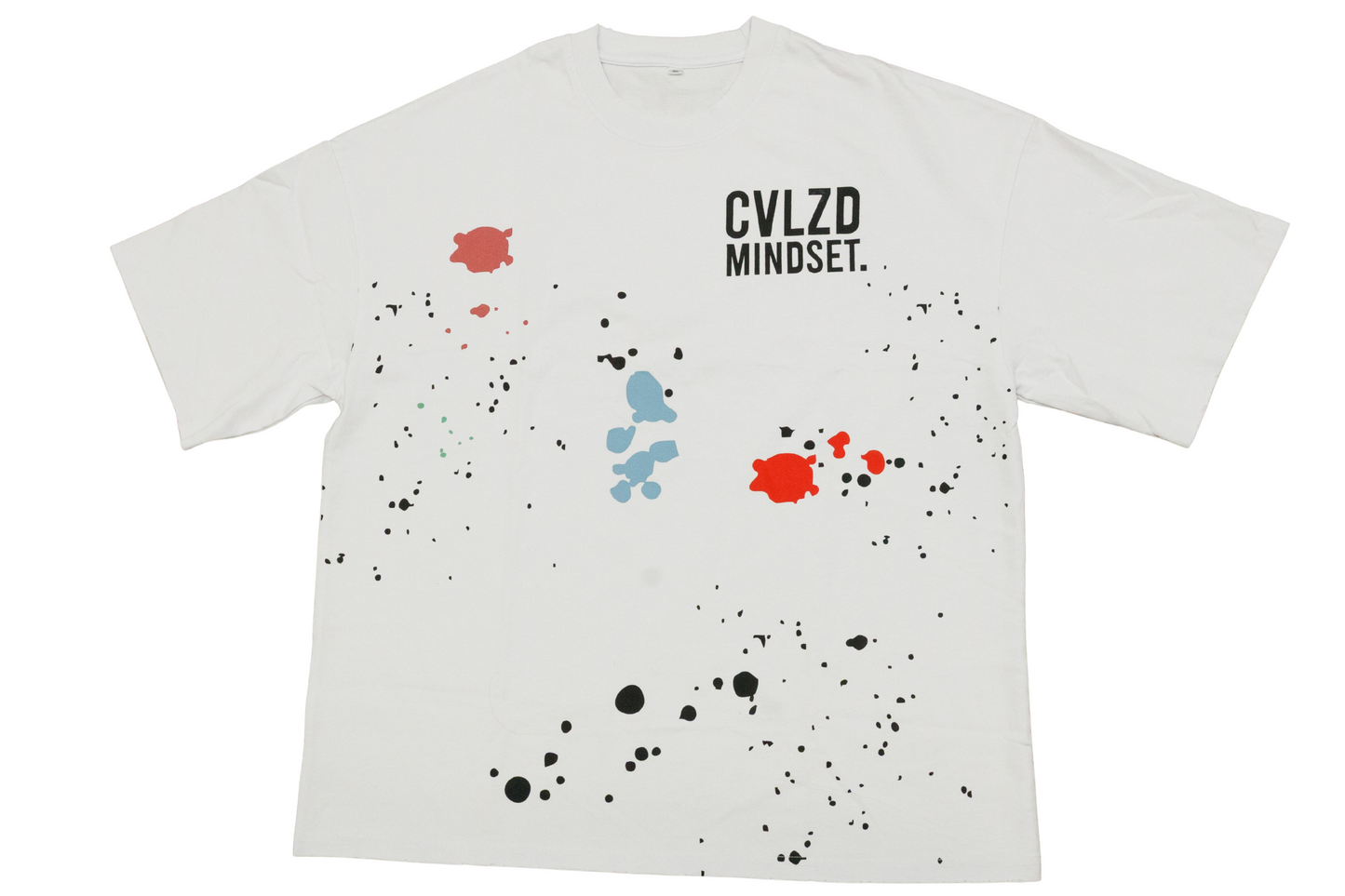 Wynwood Mindset Paint Tee – White Splatter
