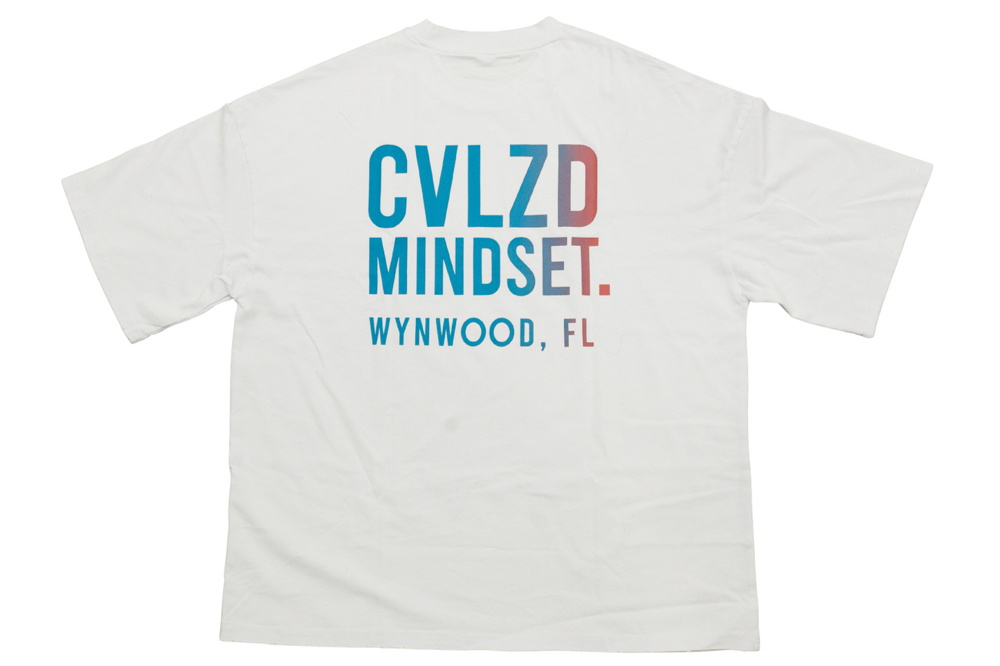 Wynwood Mindset Logo Tee – White Gradient
