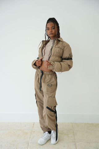 Parachute Cargo Pant Beige