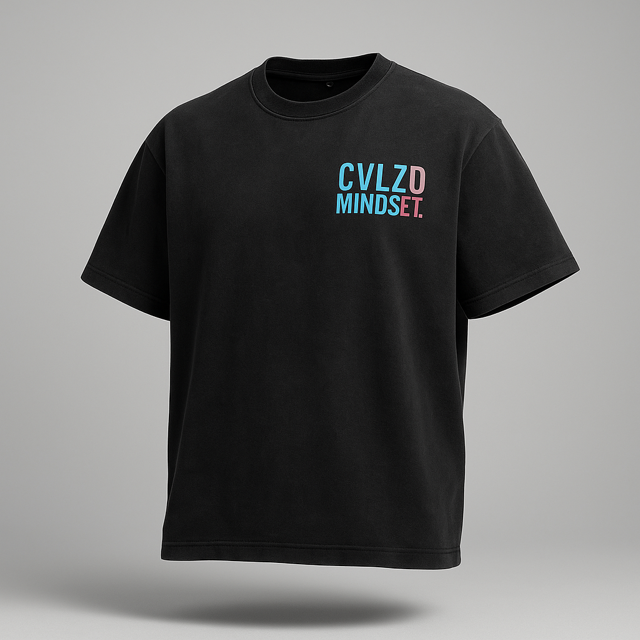 Wynwood Mindset Logo Tee – Black Gradient