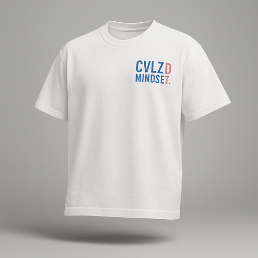 Wynwood Mindset Logo Tee – White Gradient